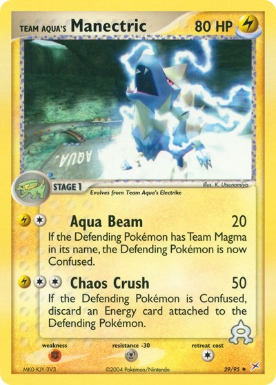 Team Aqua's Manectric - 29/95