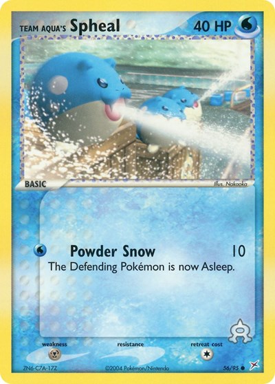 Team Aqua's Spheal - 56/95