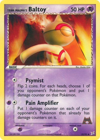 Team Magma's Baltoy - 32/95