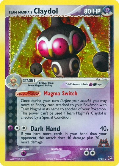 Team Magma's Claydol - 8/95