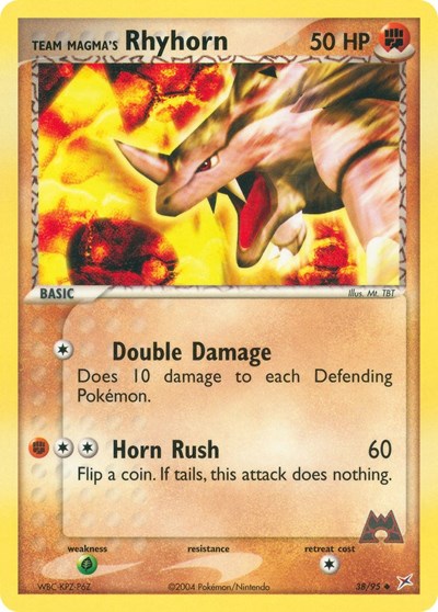 Team Magma's Rhyhorn - 38/95