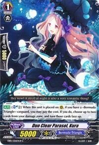 Duo Clear Parasol, Kura (Black)