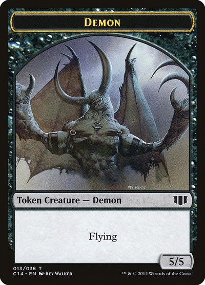 Demon (013) // Zombie (016) Double-Sided Token